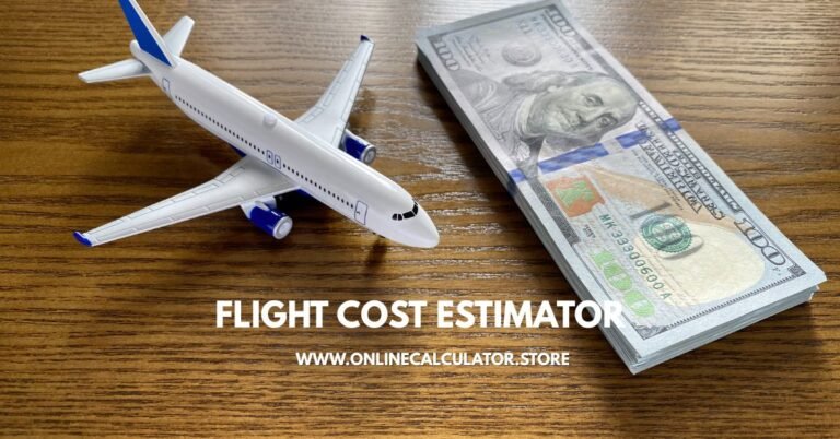 Flight Cost Estimator By onlinecalculator.store