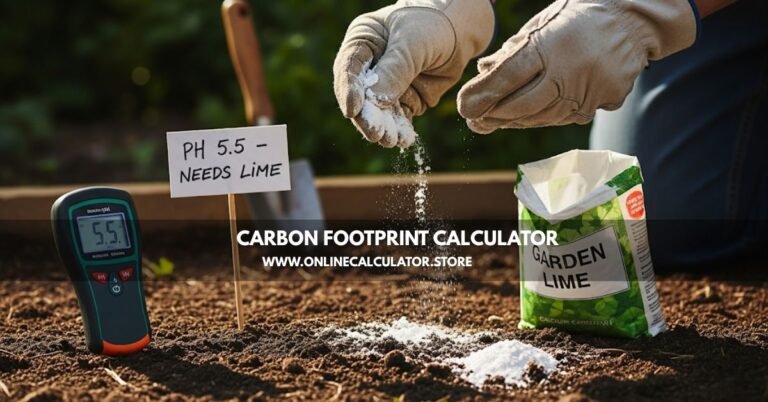 Soil pH Adjustment Calculator